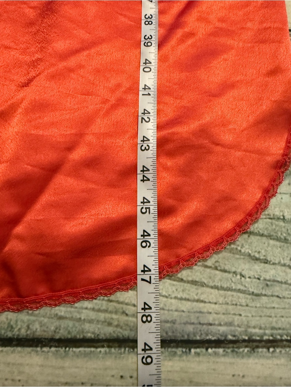 Vintage Faye red night gown dress Old Hollywood. L - Picture 9 of 10